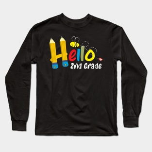 Hello Second Grade Long Sleeve T-Shirt